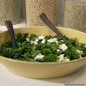 Herb Salad with Feta Cheese_image