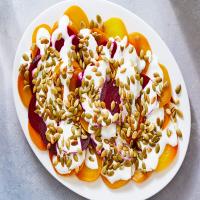 Beets With Horseradish and Pumpkin Seeds image