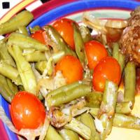 Green Beans and Tomatoes_image