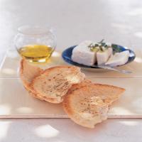 Herbed Pita Toast with Feta Cheese image