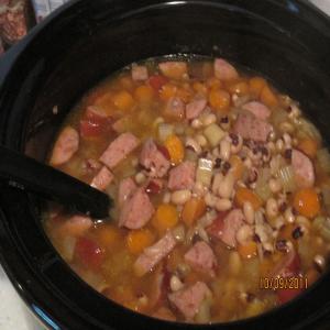 Spicy Black-eyed Pea Soup image