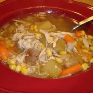 Leftover Roast Chicken Soup_image