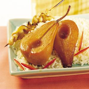 Braised Pears with a Soy-Ginger Glaze_image