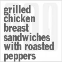 Grilled Chicken Breast Sandwiches With Roasted Peppers_image