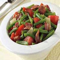 Skillet Green Beans, Tomatoes & Bacon_image