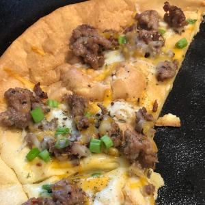 Herb, Sausage, and Cheese Dutch Baby_image