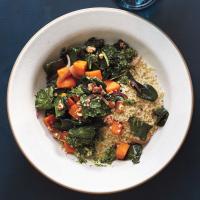 Quinoa With Sweet Potatoes, Kale, and Pesto_image