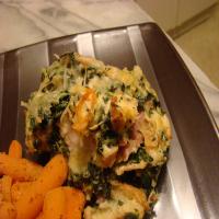 Midwestern Spinach & Cheese Savoury Bread Pudding_image