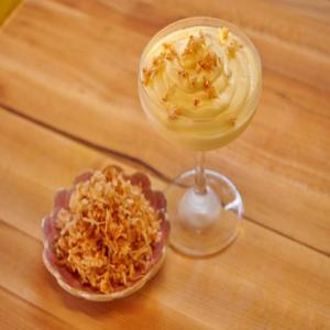 Pineapple Soft Serve with Spicy Candied Coconut image