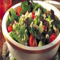 Garden Salad with Honey French Dressing_image