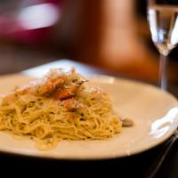 Champagne Shrimp and Pasta image