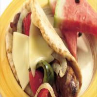 Grilled Italian Sausage and Bell Pepper Folds_image