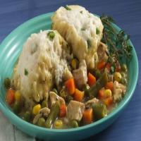 Savory Chicken Stew and Dumplings (Cooking for 2) image