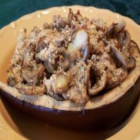 Mushroom Stuffed Eggplant (Aubergine) image