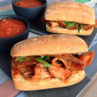 Drowned Beef Sandwich with Chipotle Sauce (Torta Ahogada) image
