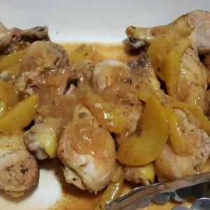 Drumsticks with Peach and Honey image