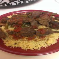 Middle Eastern Spiced Beef, Tomatoes, and Beans image
