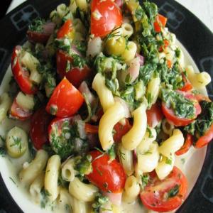 Greek Pasta Salad with Kefir Dressing_image
