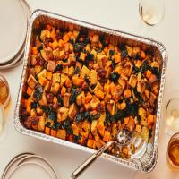 Spicy Cornbread Stuffing with Chorizo and Sweet Potatoes_image