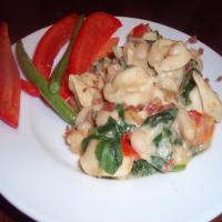 Beans, Bow Ties, Spinach & Cheese image