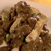 Beef Tips and Artichokes with Merlot and Black Pepper Gravy image