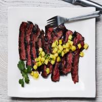 Sweet and Spicy Skirt Steak with Mango Salsa_image