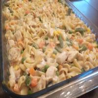 Reduced Fat, Chicken Noodle Casserole_image