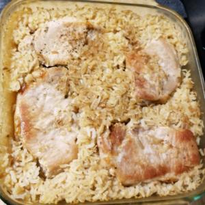 Pork Chops and Dirty Rice_image