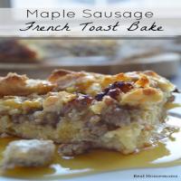 Maple Sausage French Toast Bake Recipe - (4.1/5) image