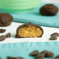 Vegan chocolate peanut butter balls_image