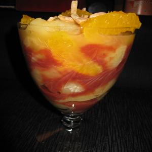 Microwaved Apples With Orange and Strawberry Sauce image