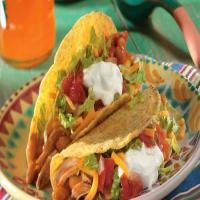 Slow-Cooker Chicken and Bean Tacos image