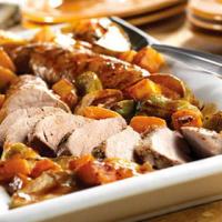 Pork Roast with Apples and Squash_image