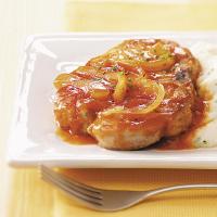 Tangy Barbecued Pork Chops image