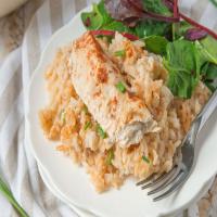 One Dish Chicken and Rice Bake image