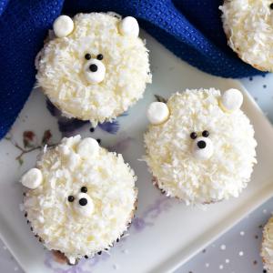 Easy Polar Bear Cupcakes image