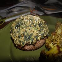 Spinach & Pecan Stuffed Portabella Mushrooms image