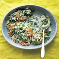 Shrimp and Rice Salad with Parsley_image