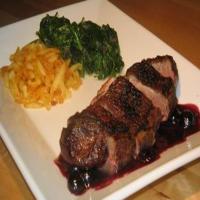 Duck Magret With a Blueberry Port Sauce image