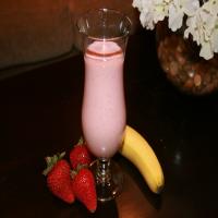 Healthy Strawberry-Banana Smoothie (W/Rice Bran)_image