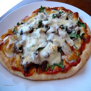 Meatless Pita Pizza image