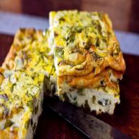 Baked Frittata With Green Peppers and Yogurt_image