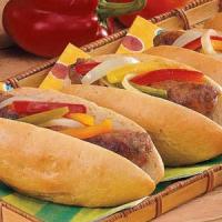 Spicy Italian Sausage Sandwiches image