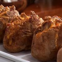 Sausage and Cheddar Baked Potatoes image