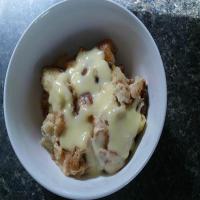 Crockpot Raisin Bread Pudding with Sauce image