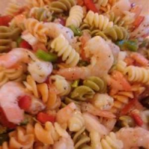 Shrimp Pasta Salad with Italian Dressing_image