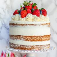 Maple Berry Cake with Maple Mascarpone Cream_image