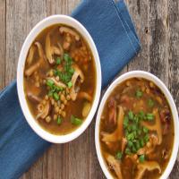 Vegetarian Mushroom-Lentil Soup image