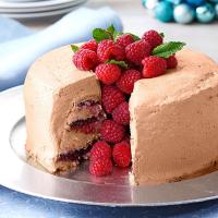Chocolate-Raspberry Angel Food Torte image