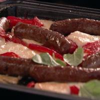 Merguez with Halloumi and Flame-Roasted Peppers_image